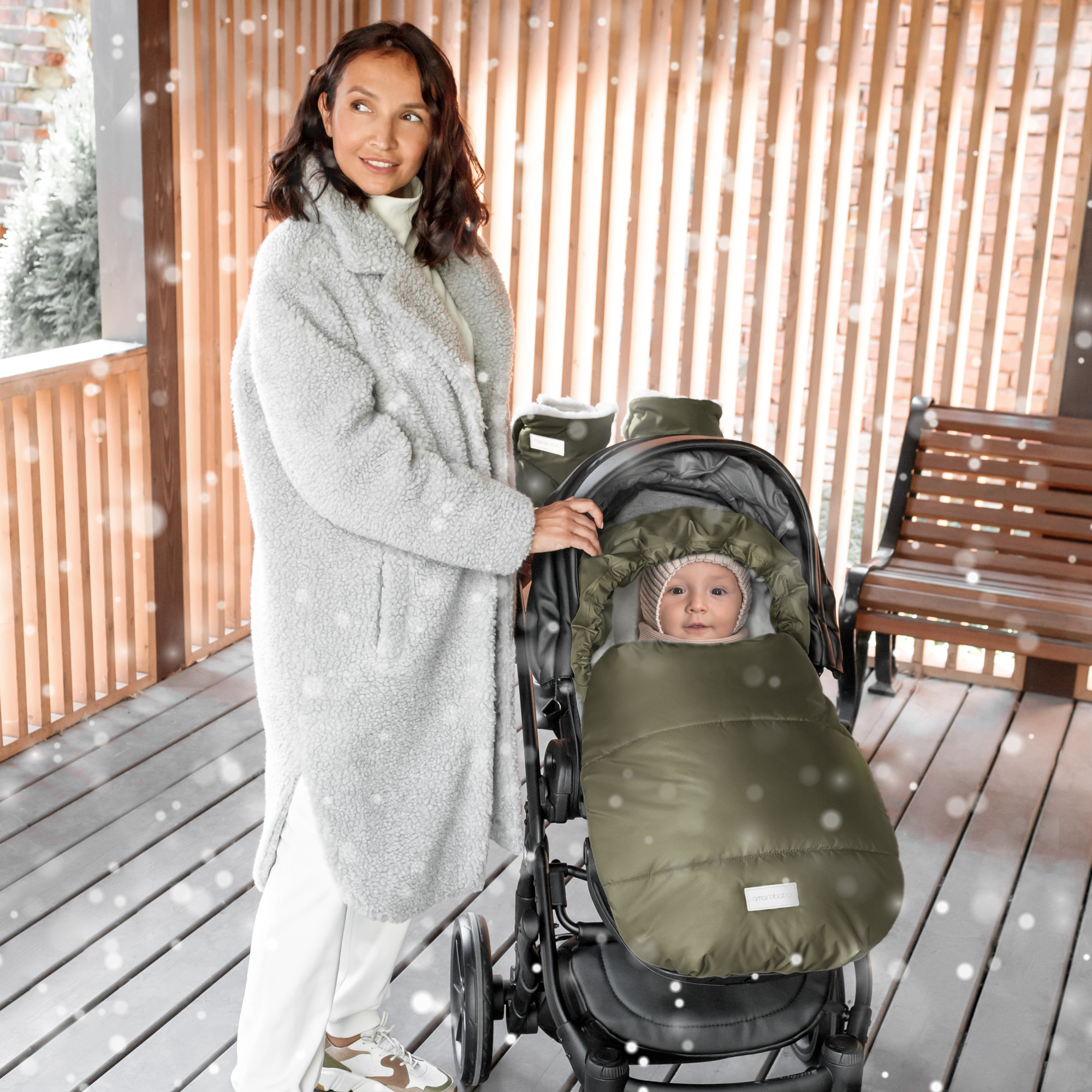 Конверт в коляску Amarobaby Snowy Baby - фото 4