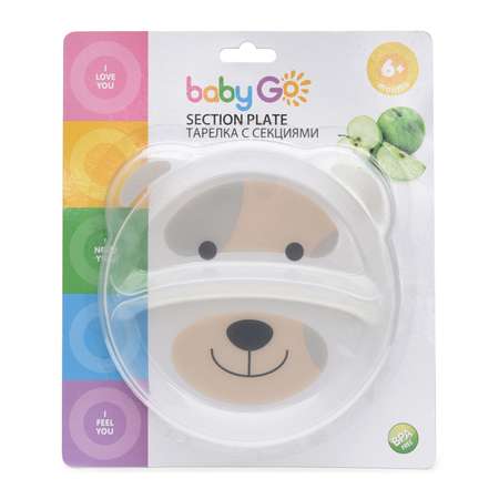 Тарелка BabyGo Собачка
