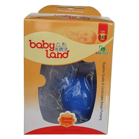 Молокоотсос Baby Land ручной синий