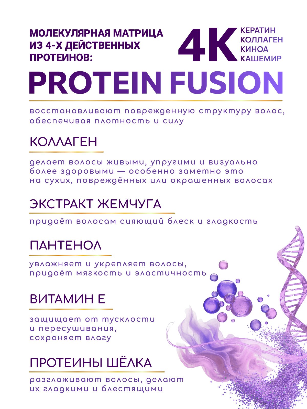 Косметический набор ESTEL otium diamond для гладкости и блеска волос 250+200 мл - фото 4