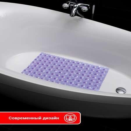 Коврик в ванную с присосками Varmax Детская мозайка 67х38 см