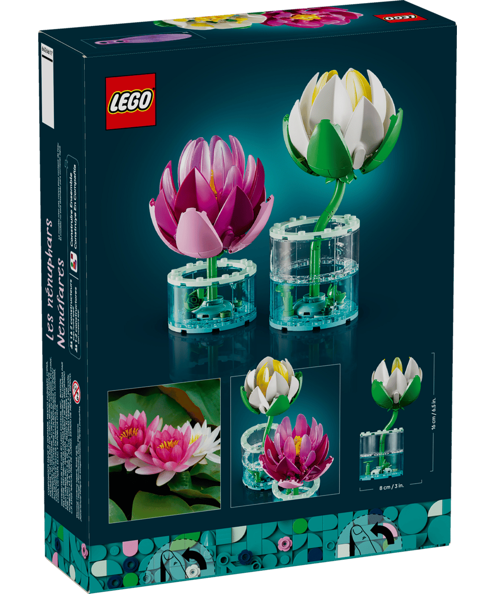 Конструктор LEGO Botanicals Водяные лилии 259 дет. - фото 7