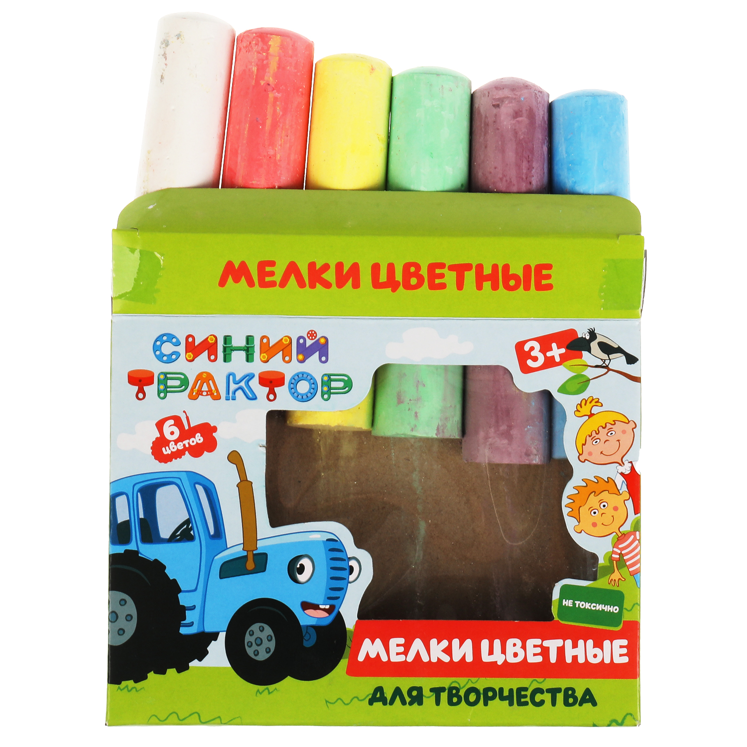 Мел сухой Multiart 6 шт. - фото 7
