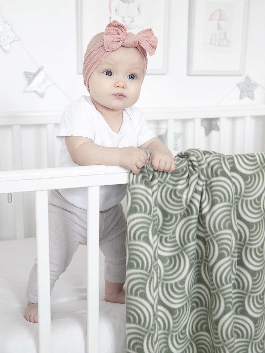 Плед Baby Nice Ракушки 100 x 118 см флис - фото 4