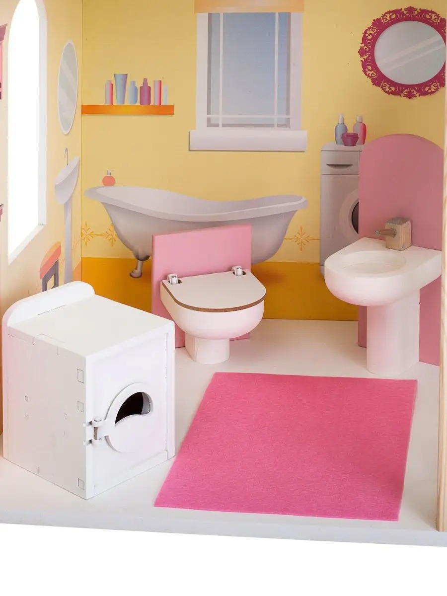 Домик для кукол PAREMO с мебелью PD318-01 - фото 7