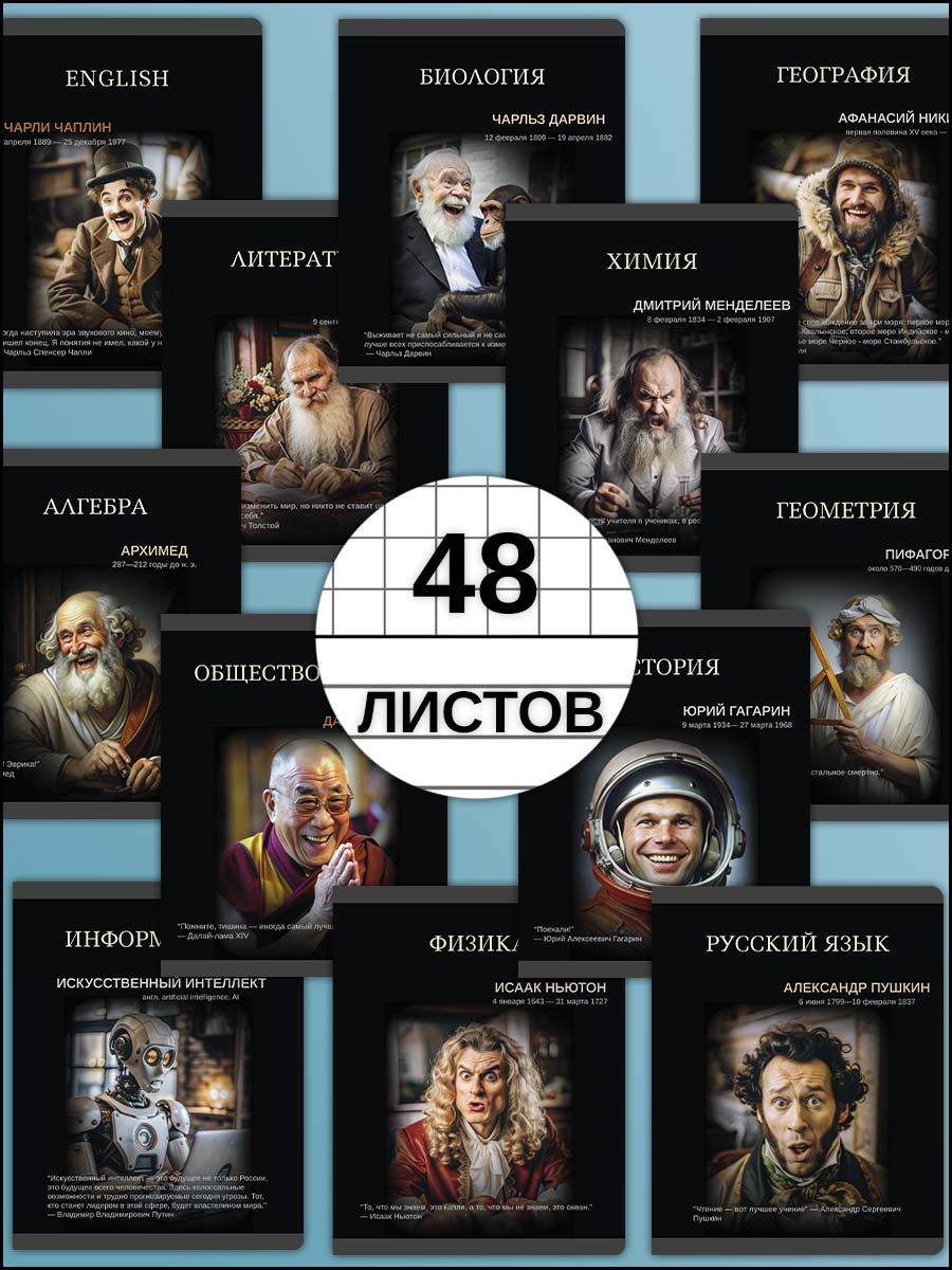 Тетрадь AXLER 48 лист. 12 шт. - фото 2