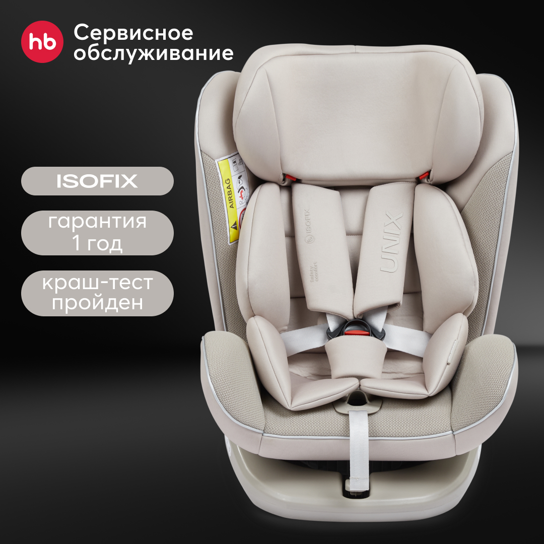 Автокресло Happy Baby Unix Isofix 0+/1/2/3 (0-36 кг) - фото 1