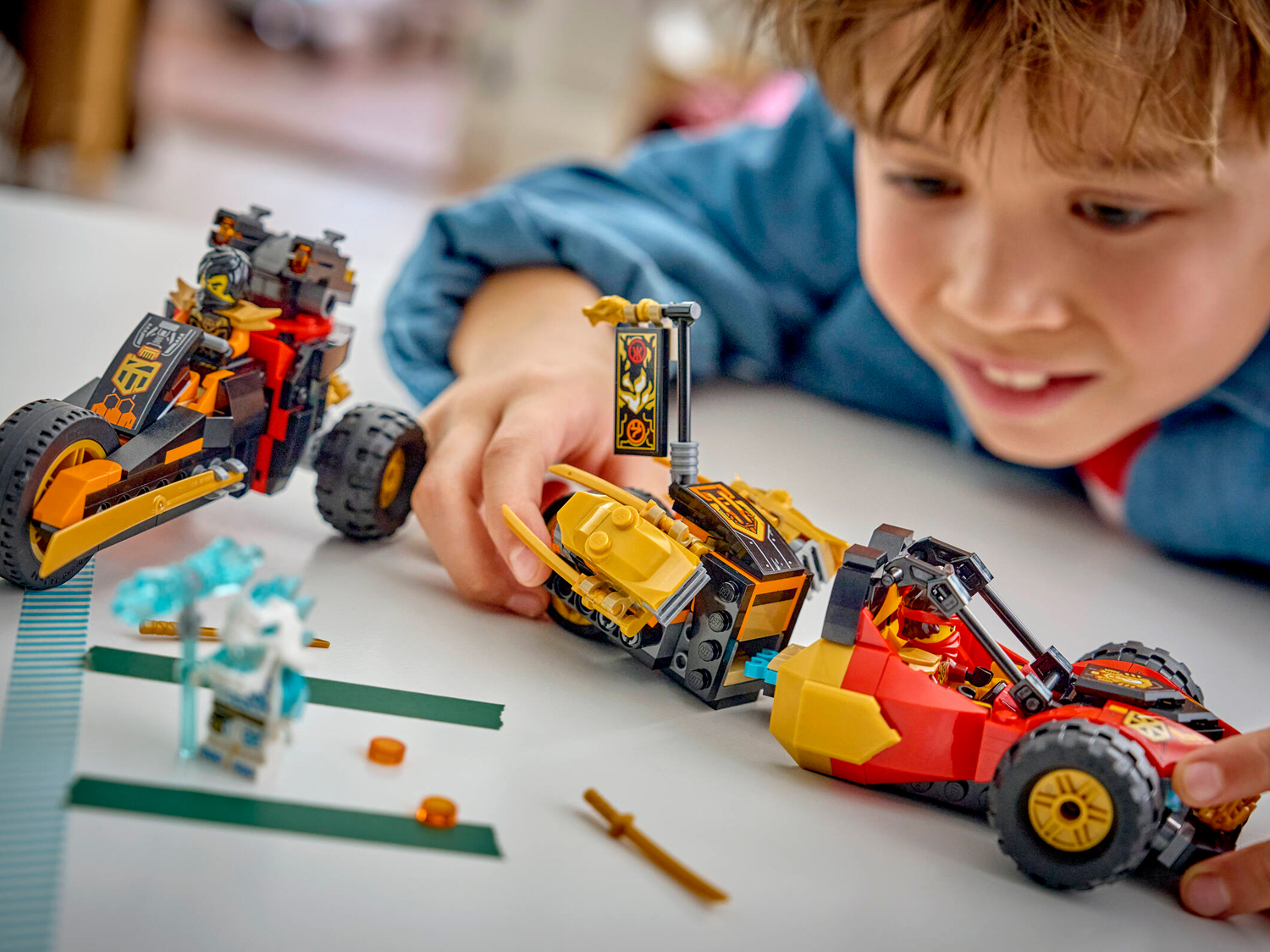 Конструктор LEGO NINJAGO Комбинируемый авто 394 дет. - фото 12