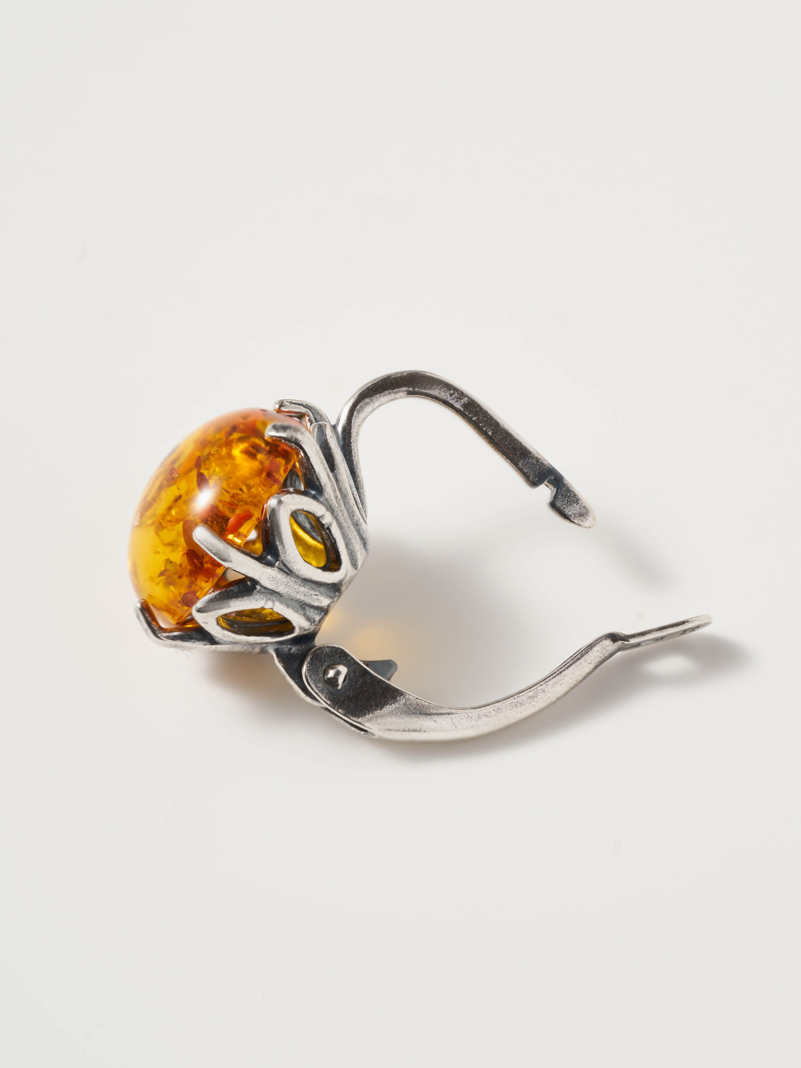 Серьги Shine and Beauty 80296-66-с-янтарькоричневый - фото 5