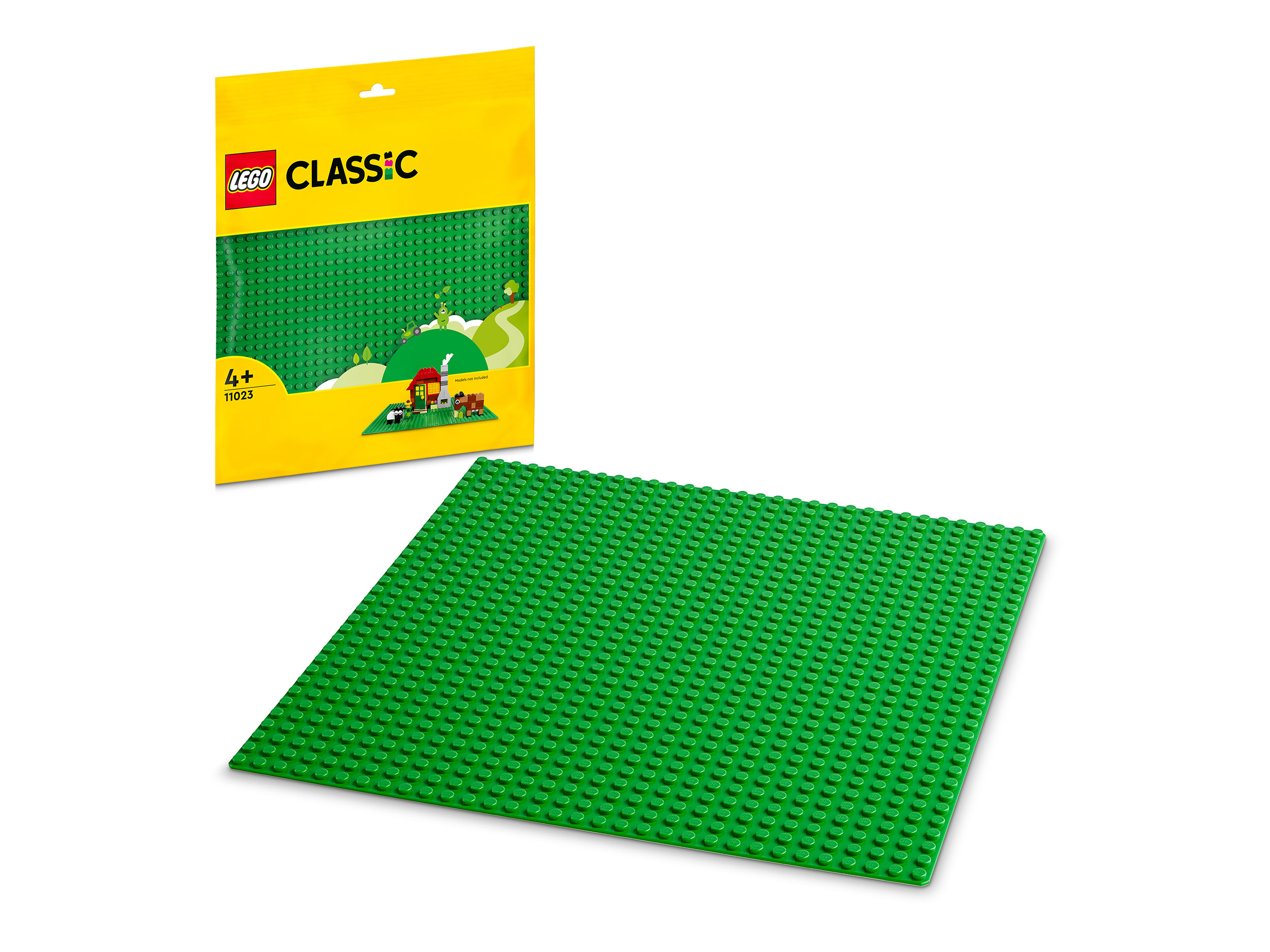 Конструктор LEGO Classic Зеленая базовая пластина 11023 1 дет. - фото 1
