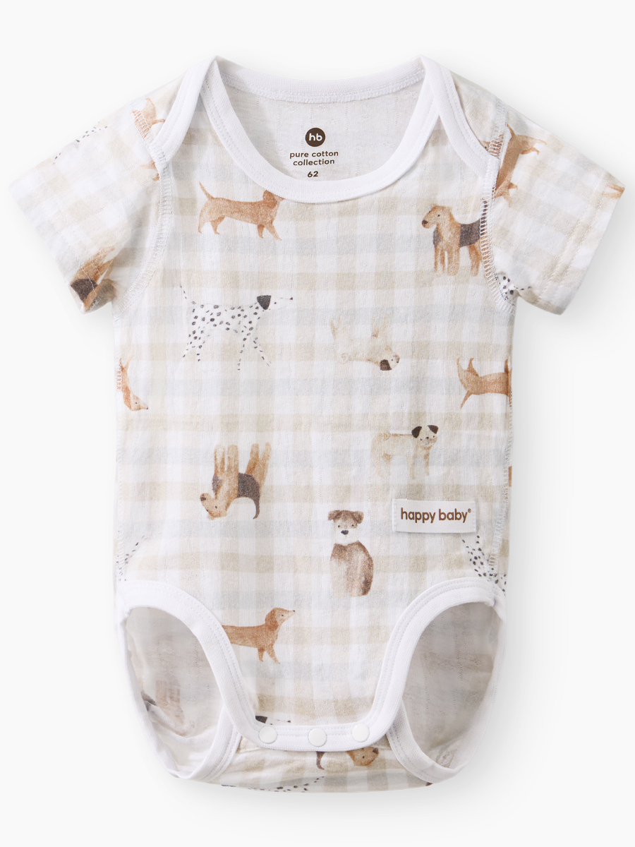 Боди 2 шт Happy Baby 90154-0_beige-dog - фото 13