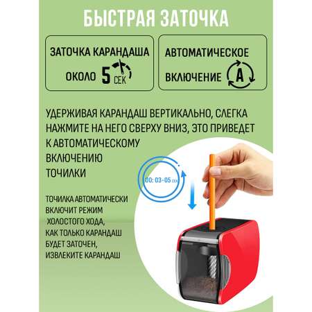 Точилка Orange Peel Красный