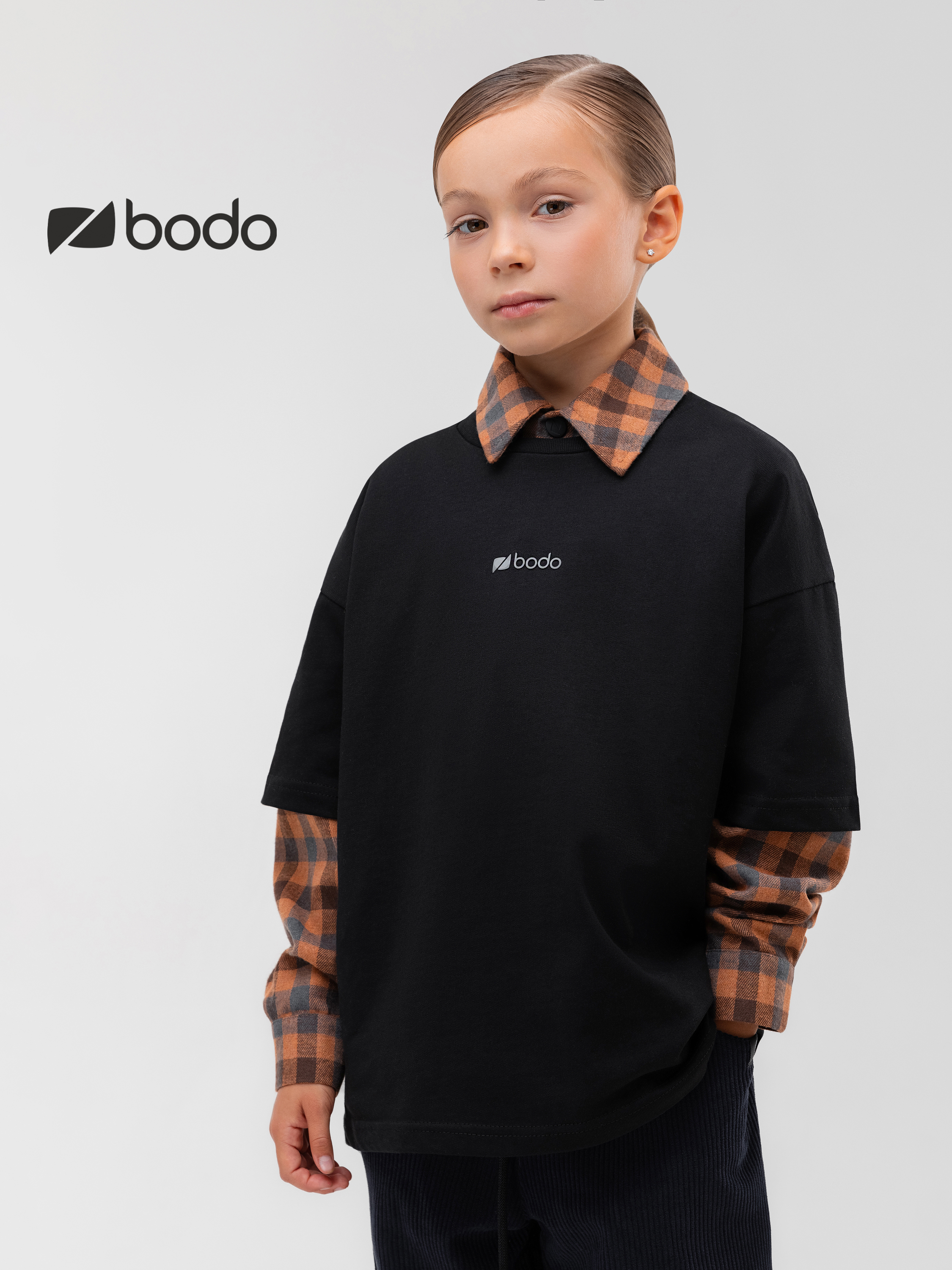 Футболка Bodo 4-460MU_черный (темно-серый) - фото 4