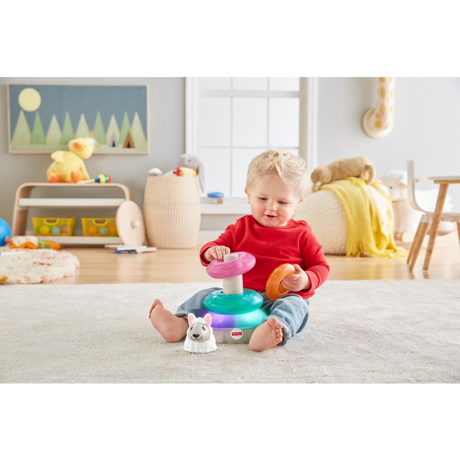 Игрушка Fisher Price пирамидка - фото 8