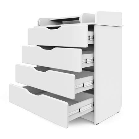 Пеленальный комод aton baby furniture Комод Сириус-2 Wood 804 белая аляска