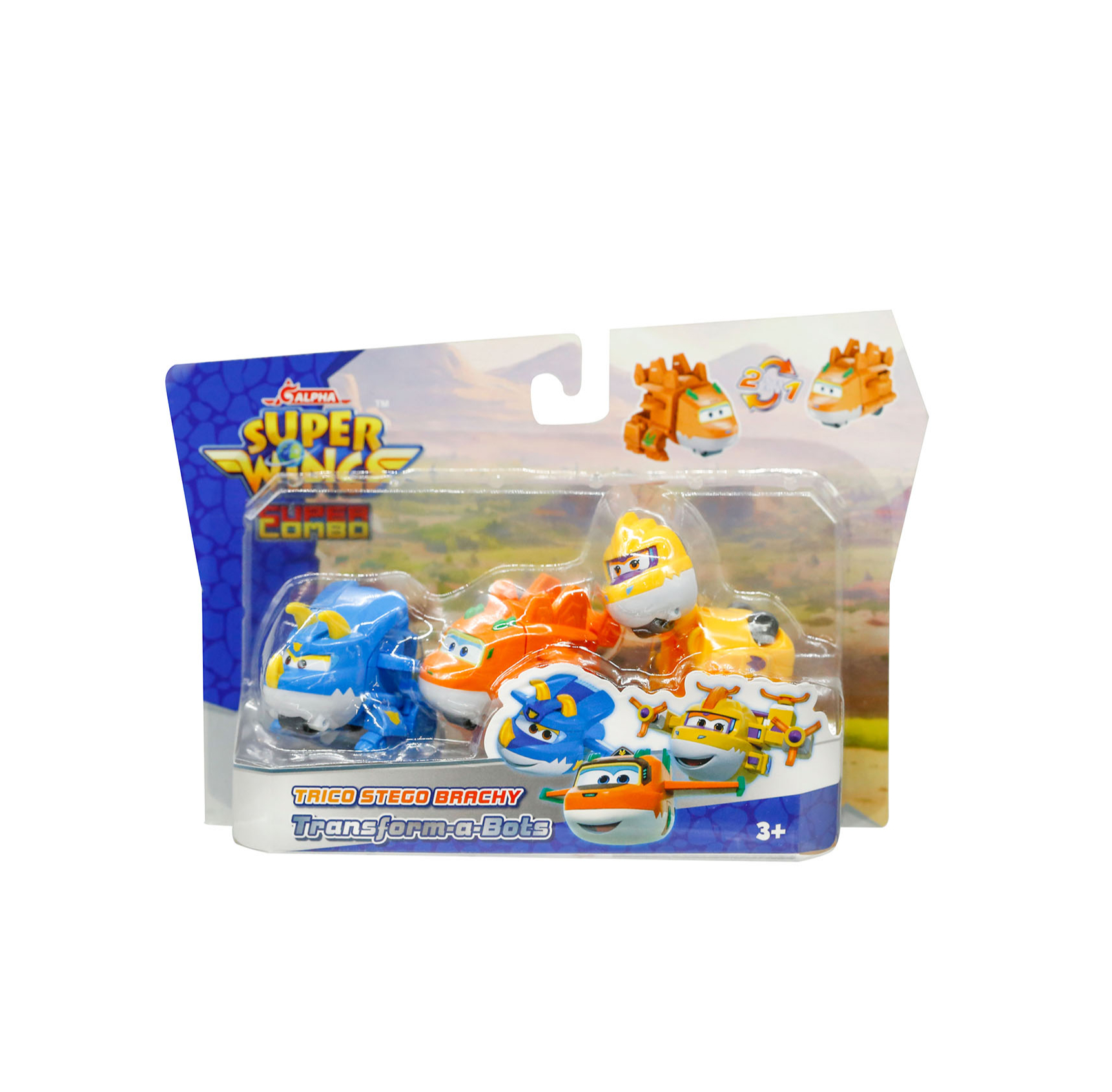Фигурка Super Wings Стего Трико Брачи - фото 1