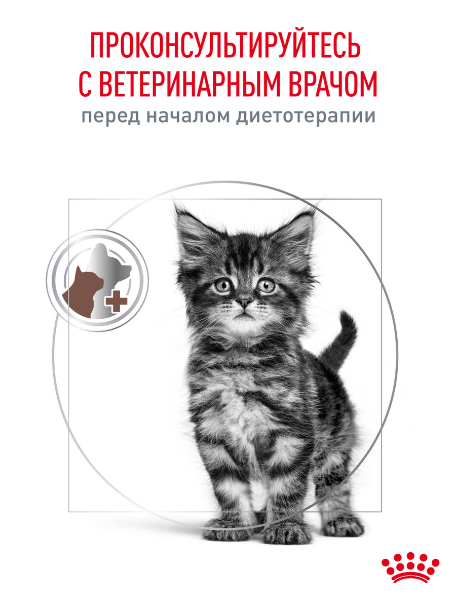 Корм для котят Royal Canin 2кг Gastrointestinal Kitten при нарушениях пищеварения сухой - фото 7