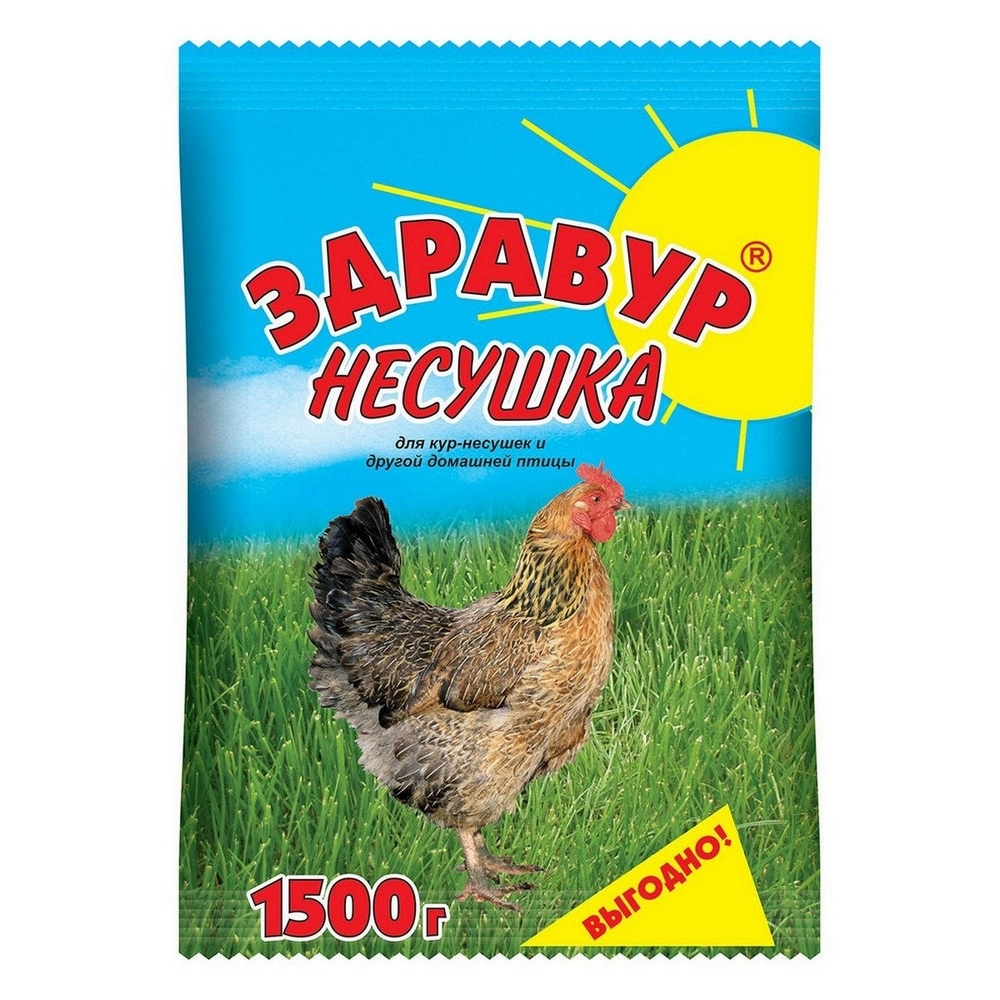 Премикс для кур Ваше Хозяйство Здравур несушка 1500 г - фото 1