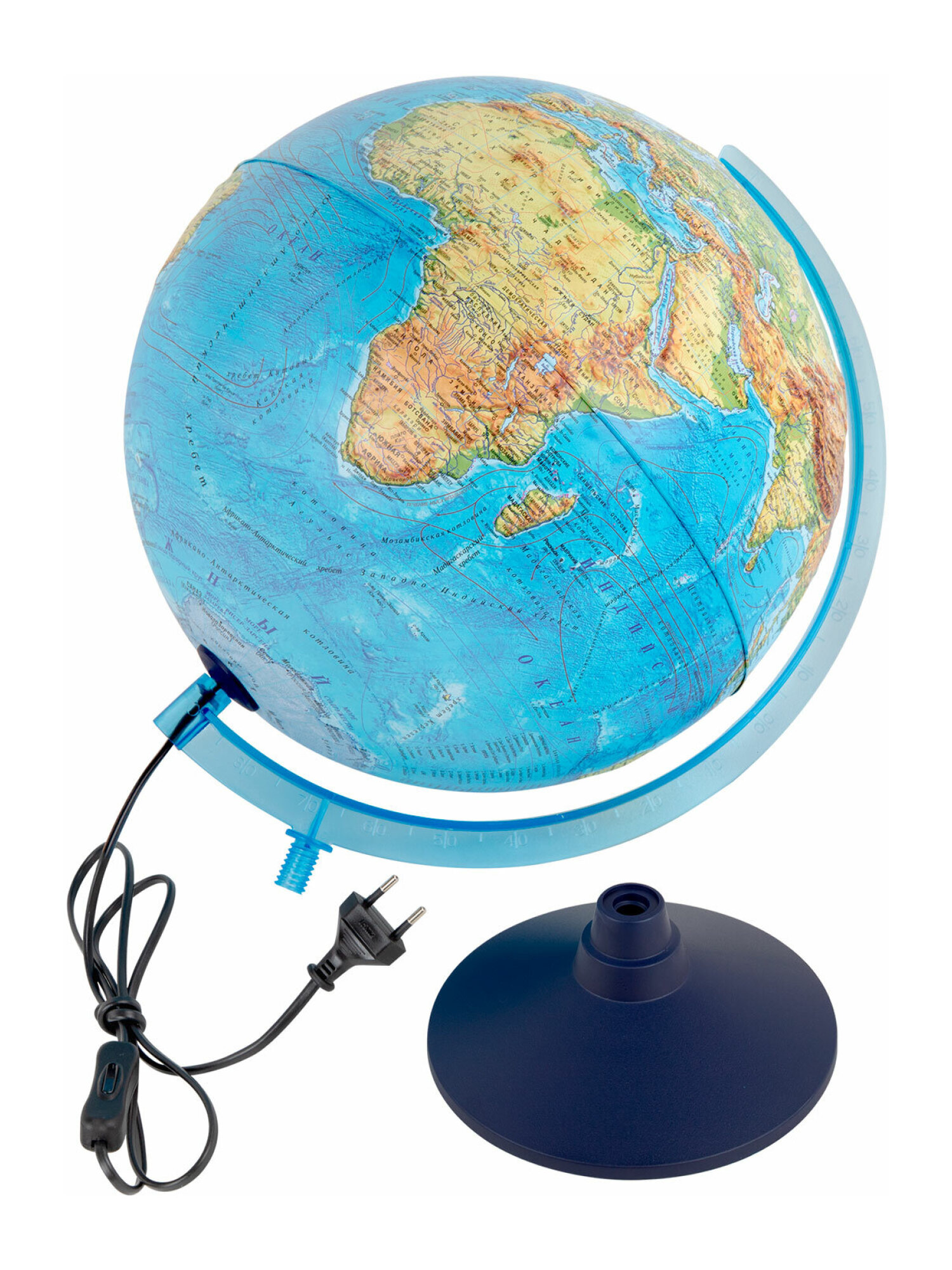 Глобус Globen интерактивный физический политический с подсветкой и VR очками 32 см - фото 26