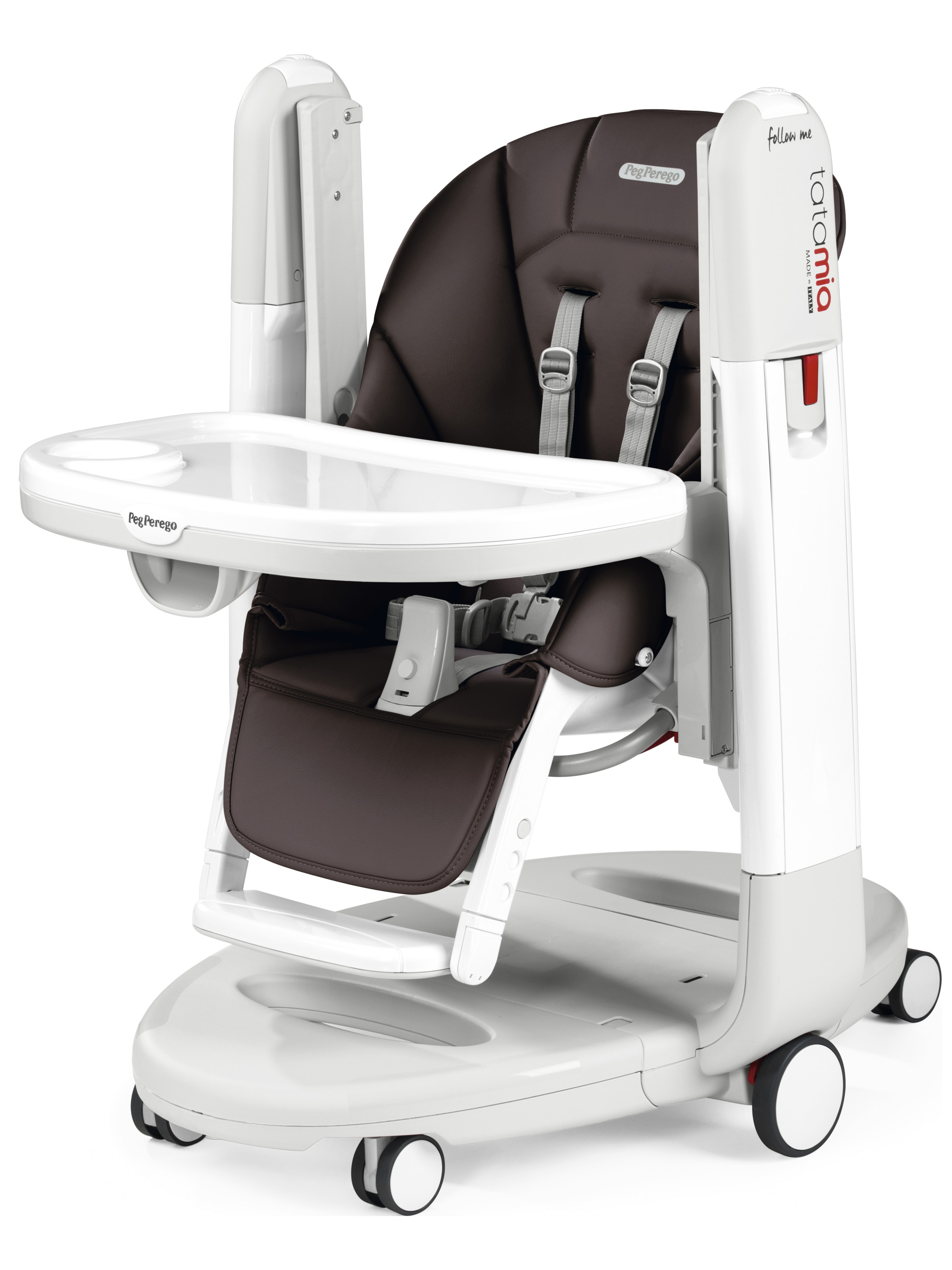 Стульчик для кормления Peg-Perego Tatamia Follow Me коричневый - фото 3
