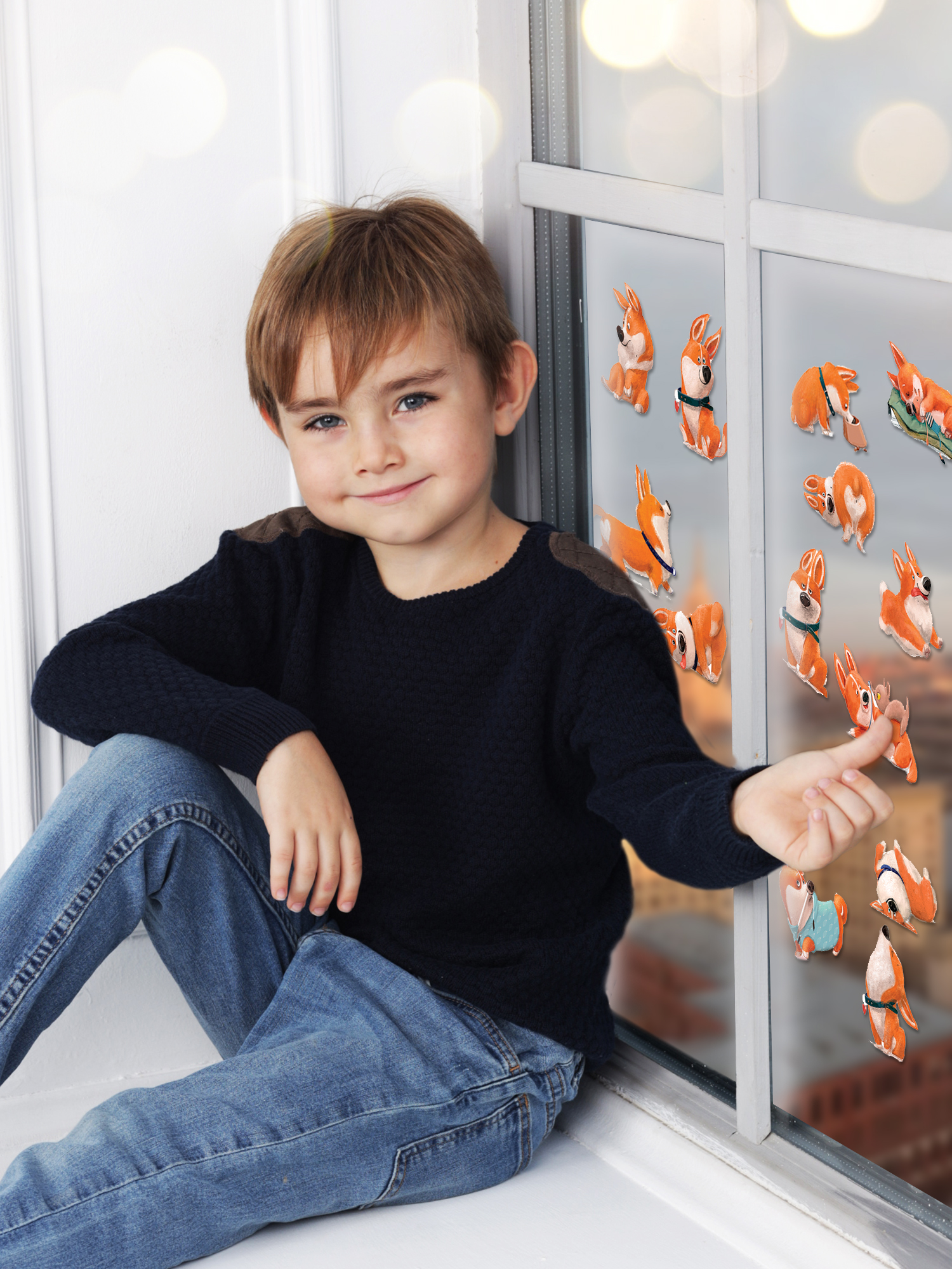 Декоративные наклейки Дрофа-Медиа Забавные корги 4255 - фото 11