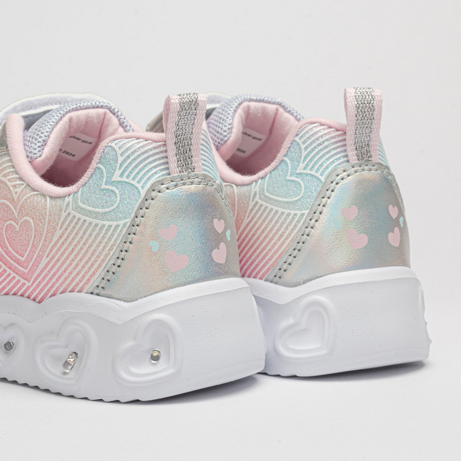 Кроссовки TikkaGo 3D16_10734_silver-pink - фото 4