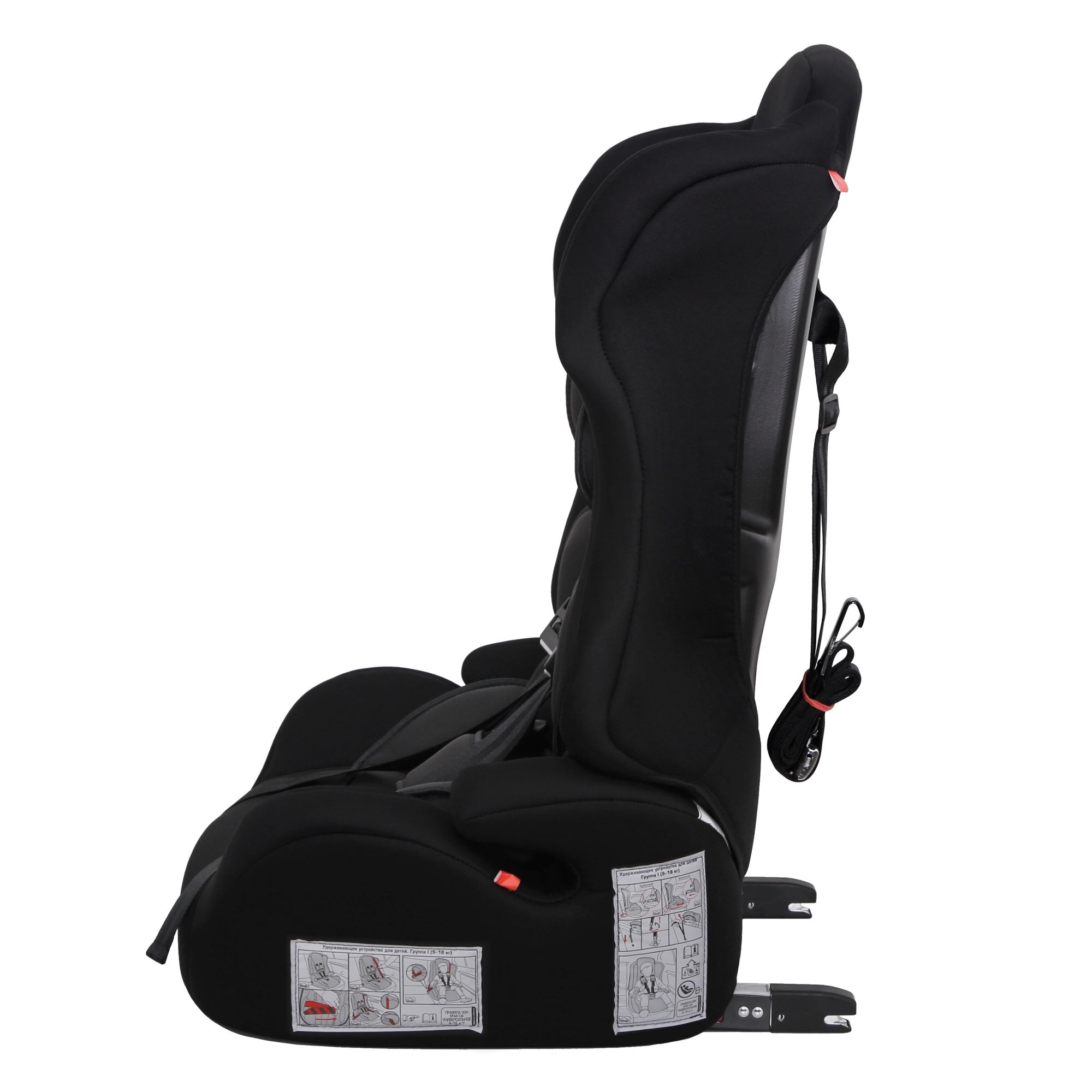 Автокресло Babyton Nils FIX I/II/III black-grey Isofix 1/2/3 (9-36 кг) - фото 22
