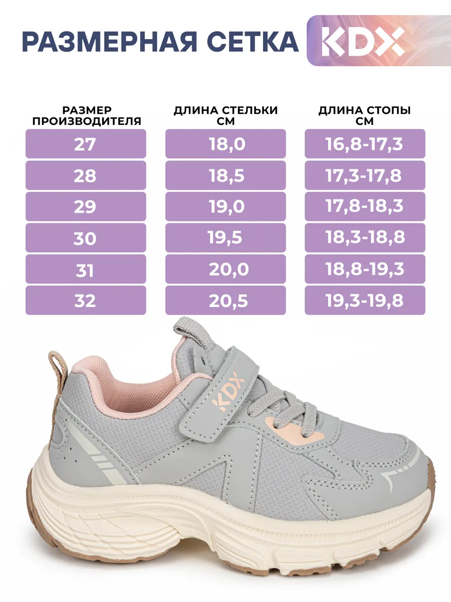 Кроссовки KDX MU-31 grey - фото 4