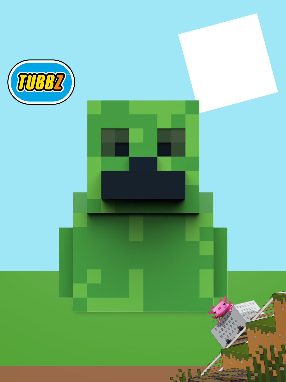 Фигурка Minecraft Утка Tubbz Creeper - фото 3