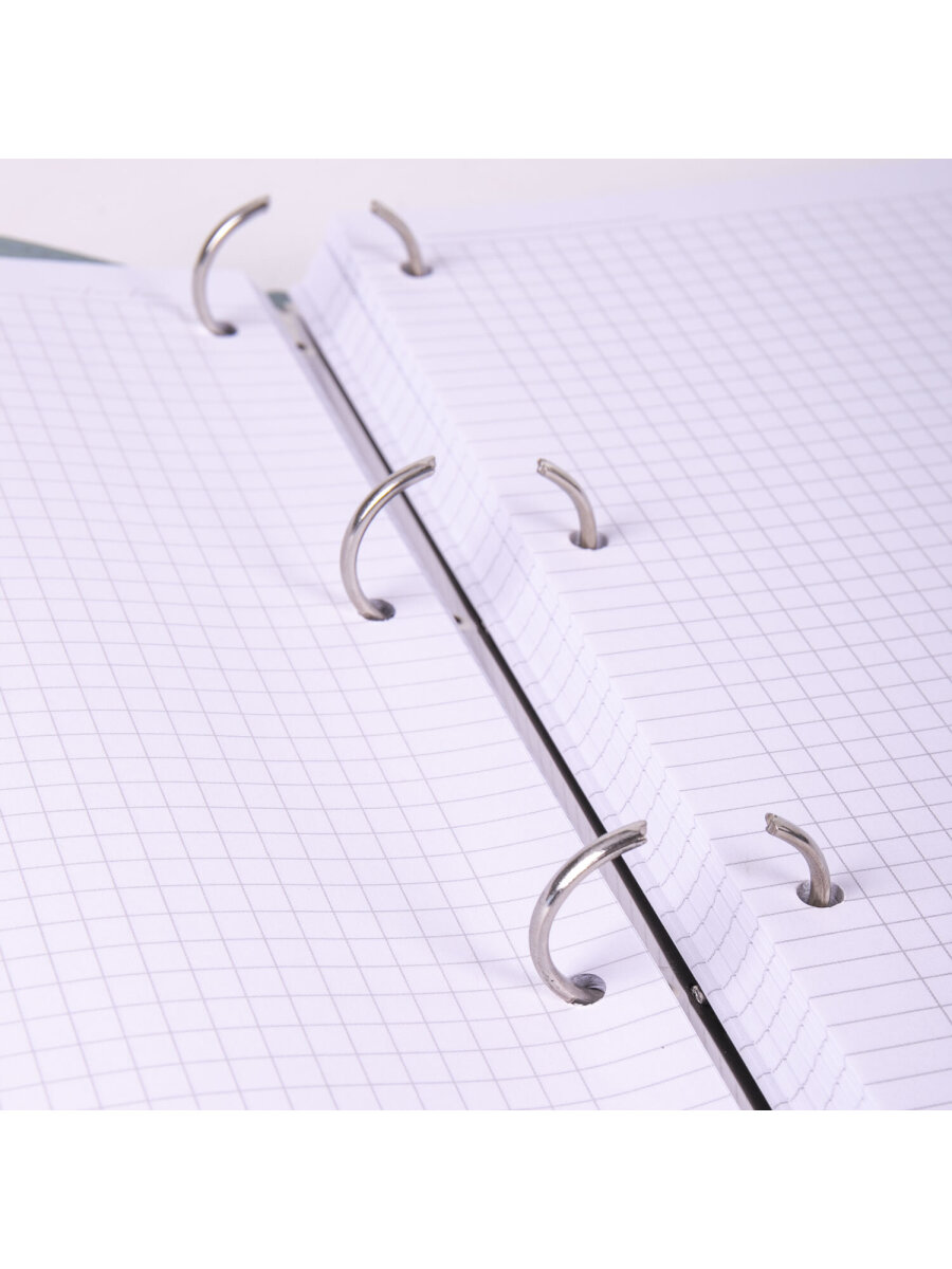 Тетрадь со сменным блоком Brauberg клетка 120 лист. - фото 9