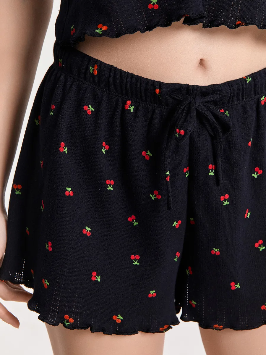 Пижама Mark Formelle (Марк Формэль) 592546/вишенки на черном - фото 9