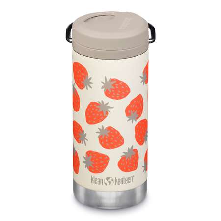 Термокружка Klean Kanteen TKWide Twist Cap 12oz 355 мл Strawberries