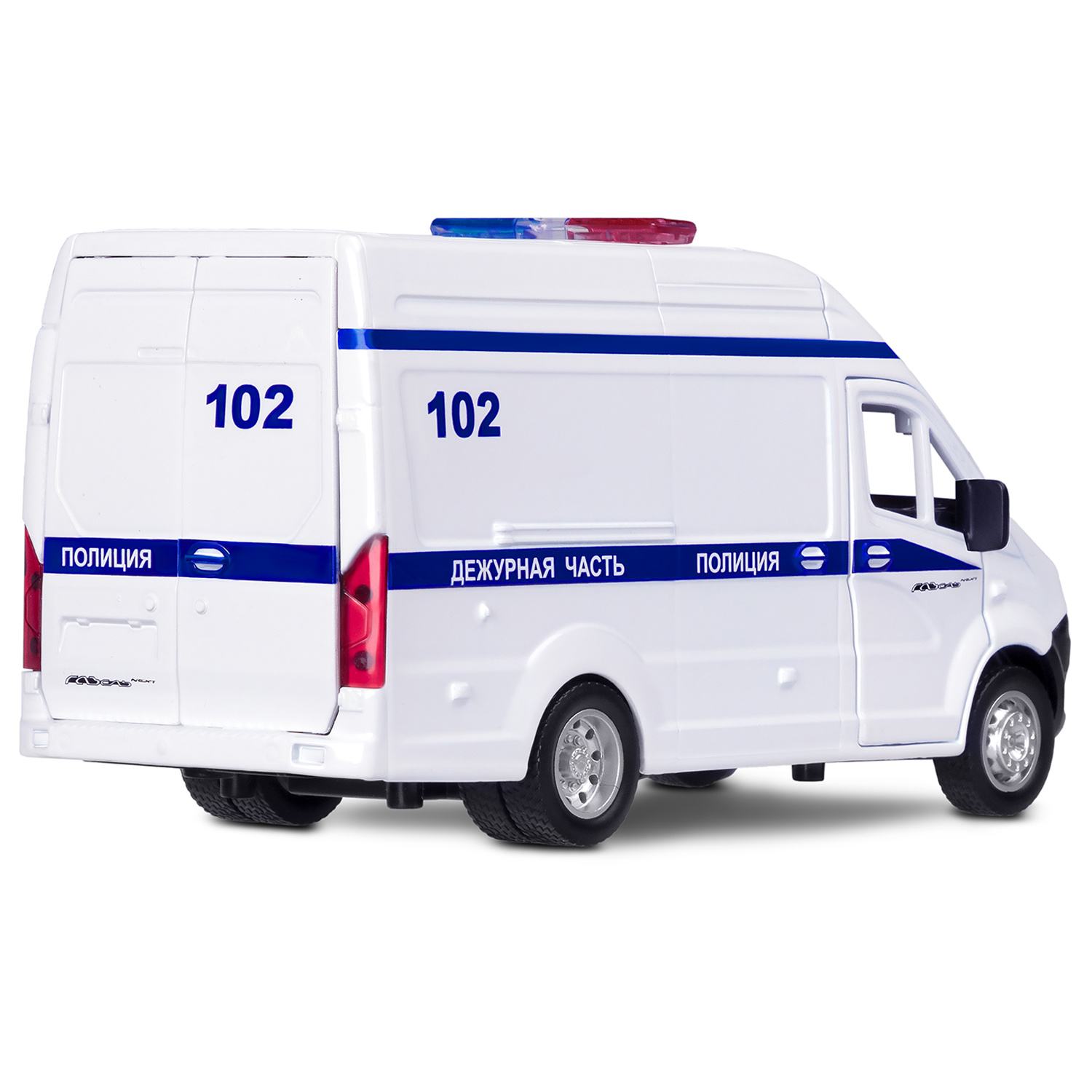 Полицейская машина АВТОпанорама ГАЗель Полиция 1:34 JB1251674 - фото 13
