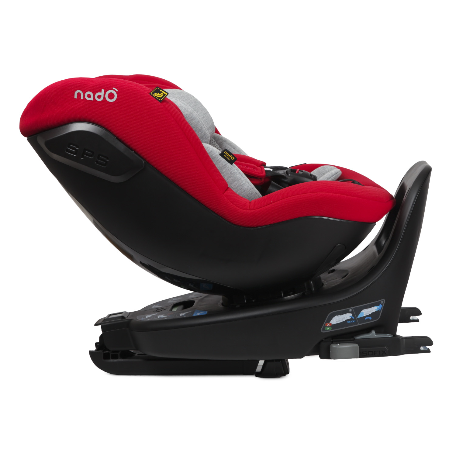 Автокресло nado Garnet red Isofix 0+/1 (0-18 кг) - фото 17