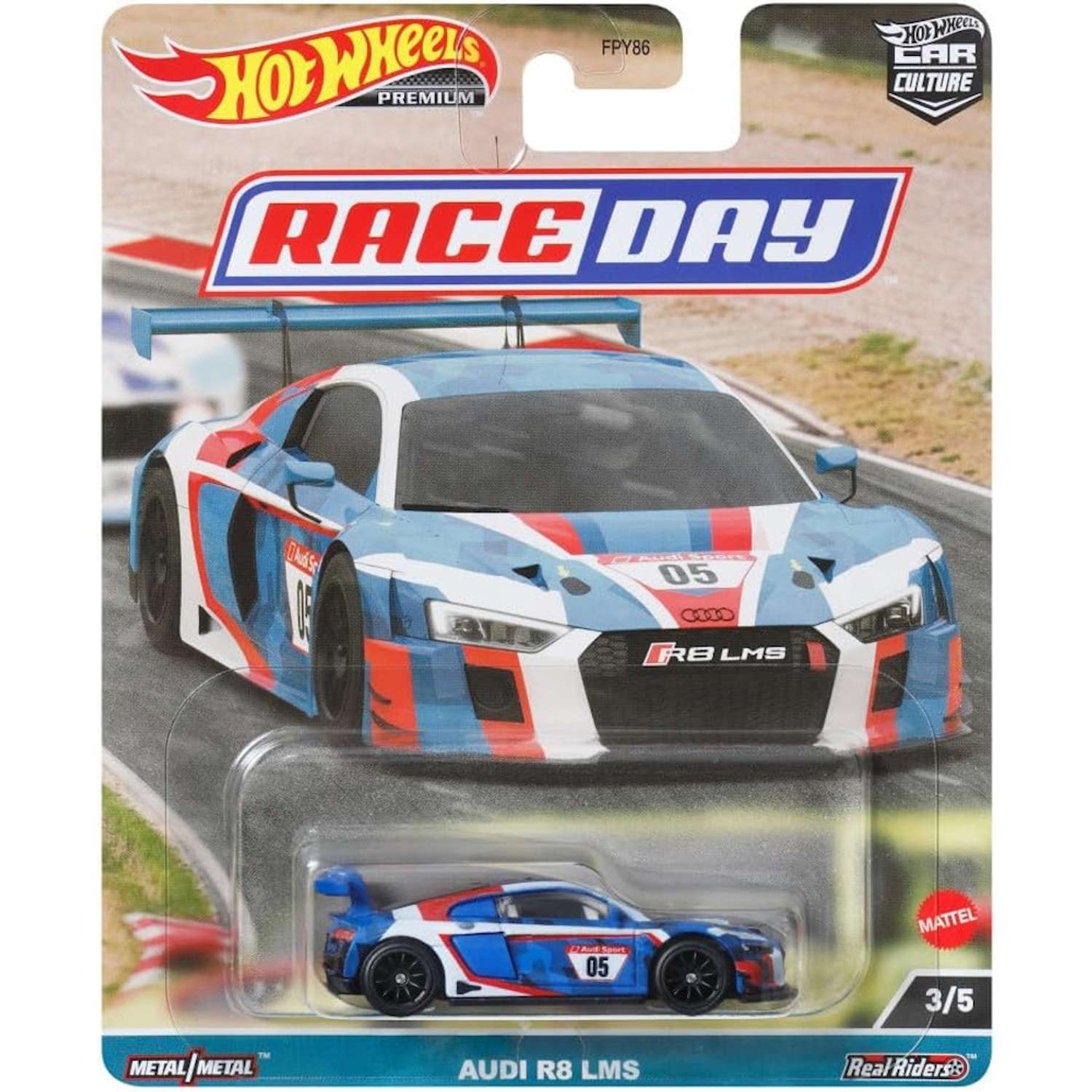 Автомобиль Hot Wheels 1:64 синий FPY86 - фото 6