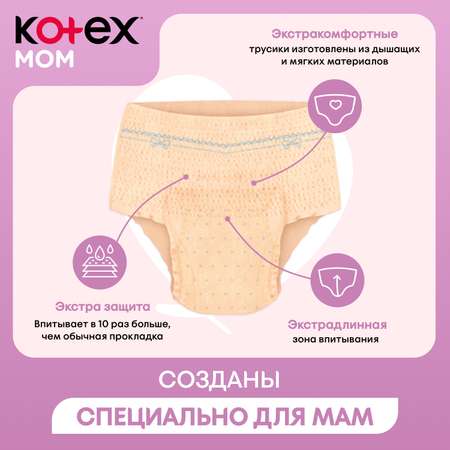 Послеродовые трусики KOTEX L/XL 8шт