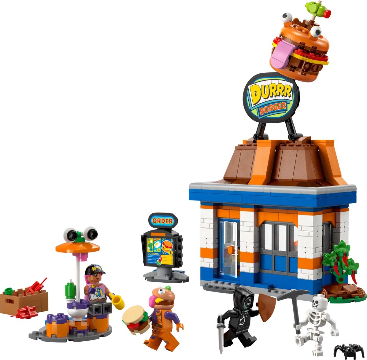 Конструктор LEGO Fortnite Ресторан Дюррр Бургер блочный - фото 2