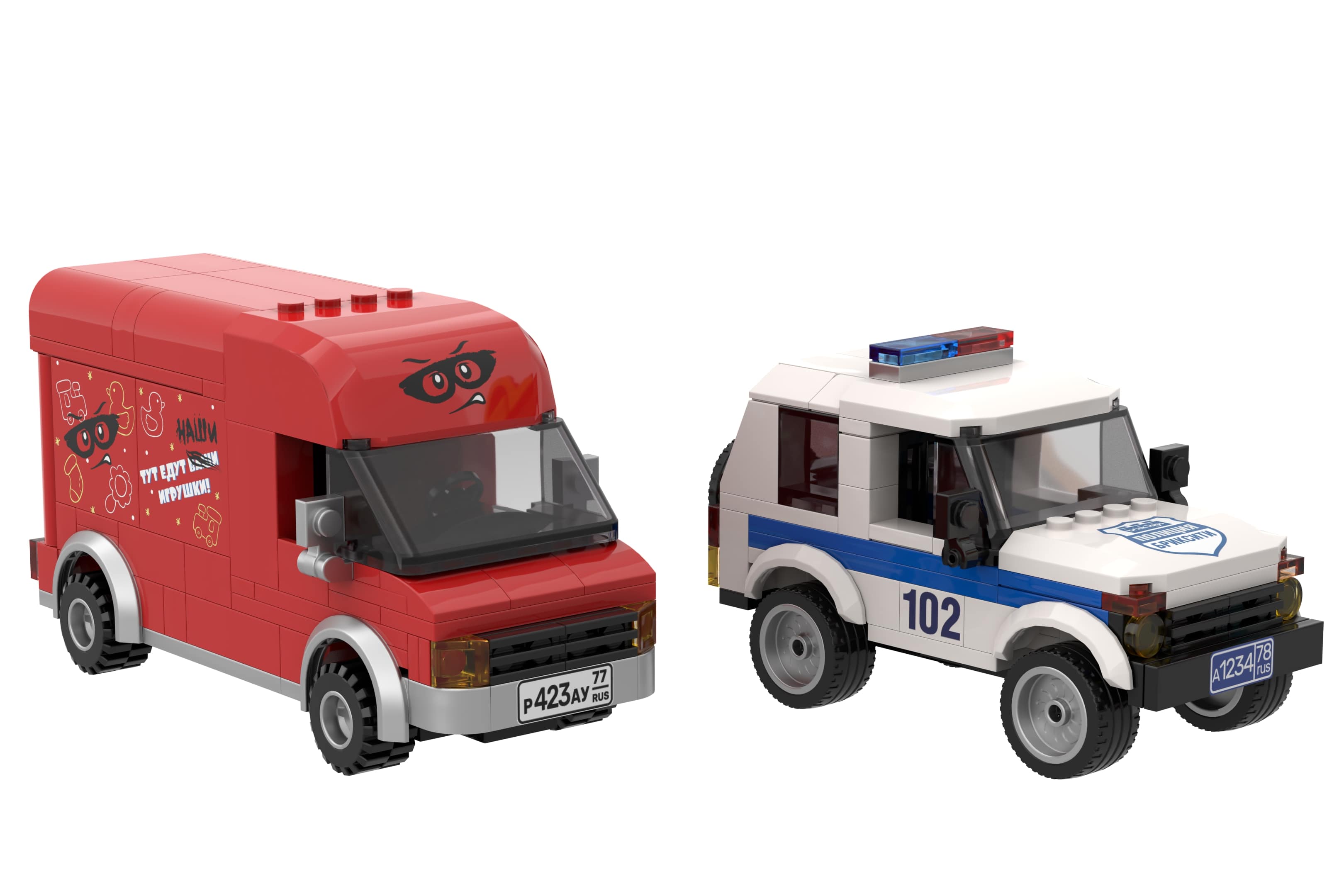 Конструктор brick labs Ограбление магазина 582 дет. - фото 9