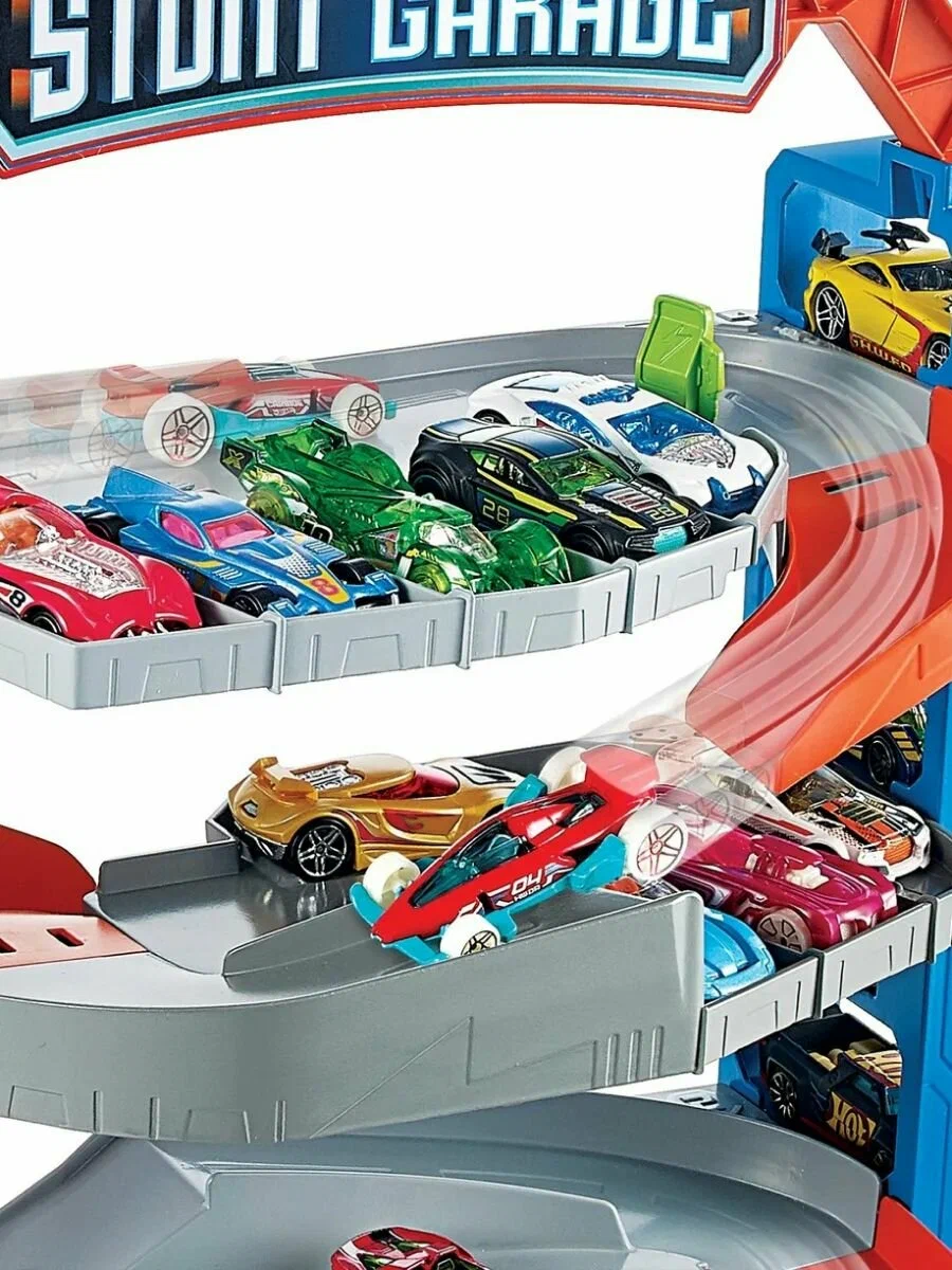 Трек Hot Wheels City Stunt Garage GNL70 - фото 10