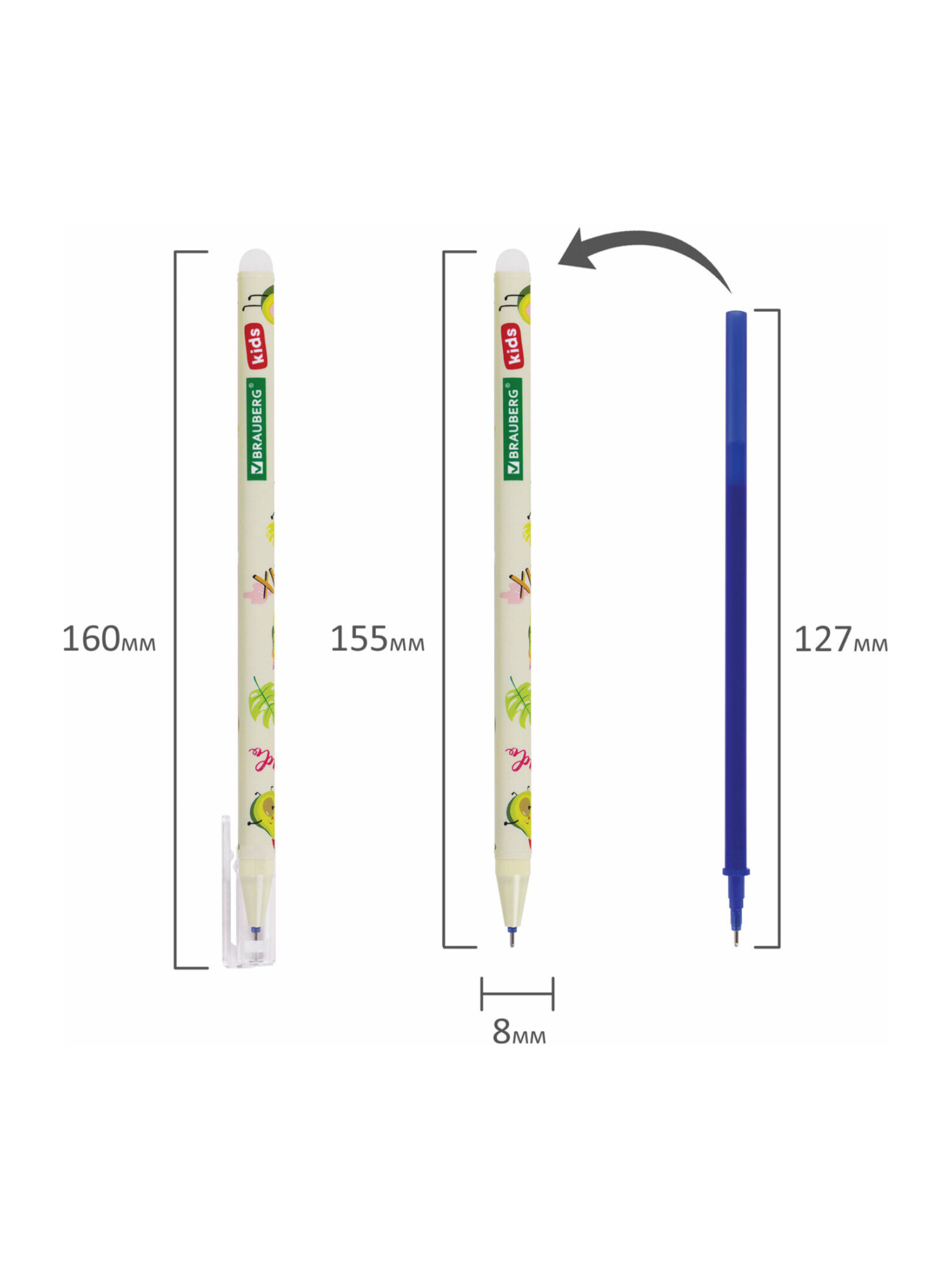 Ручка со стираемыми чернилами Brauberg 12 шт. - фото 12
