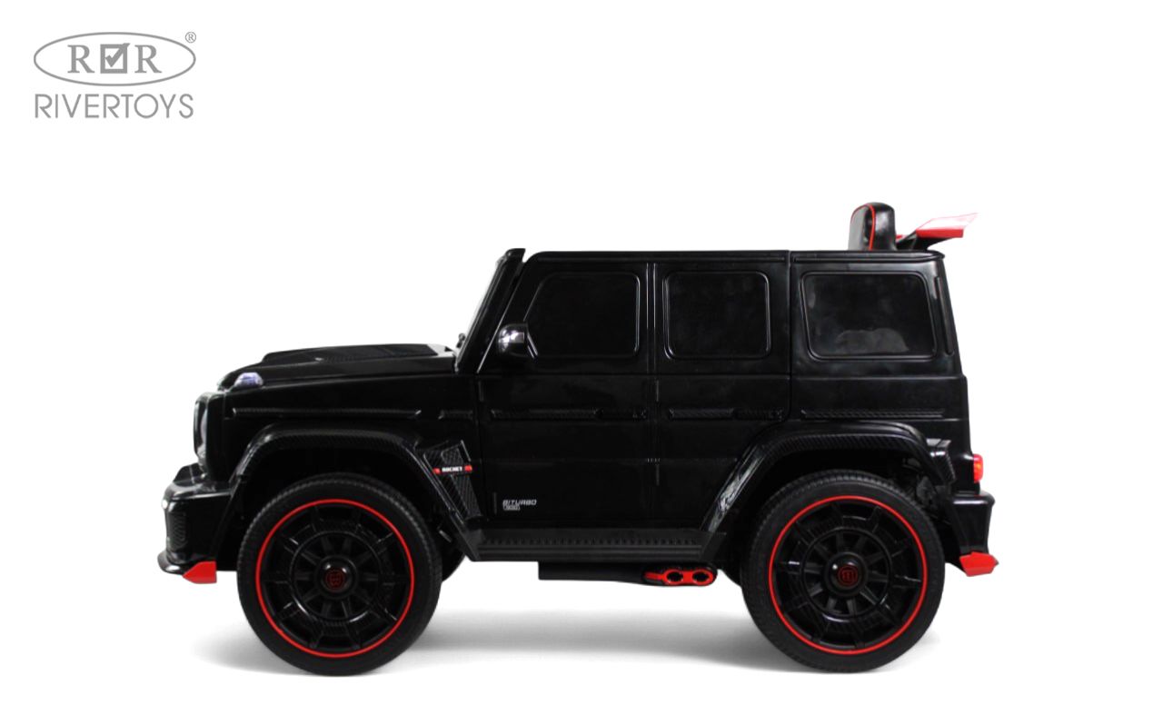Электромобиль RIVERTOYS Mercedes Z777ZZ-BLACK С пультом ДУ - фото 4