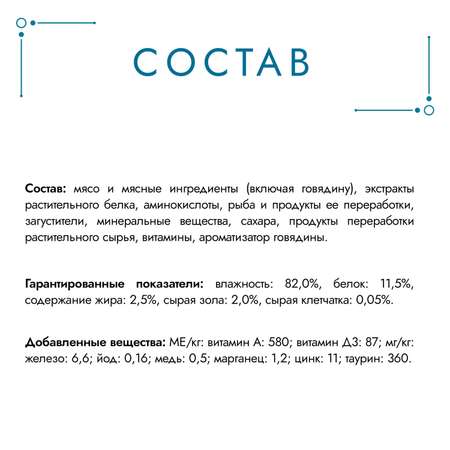 Корм для кошек Гурмэ 75г Перл Желе Де-Люкс с говядиной в роскошном желе