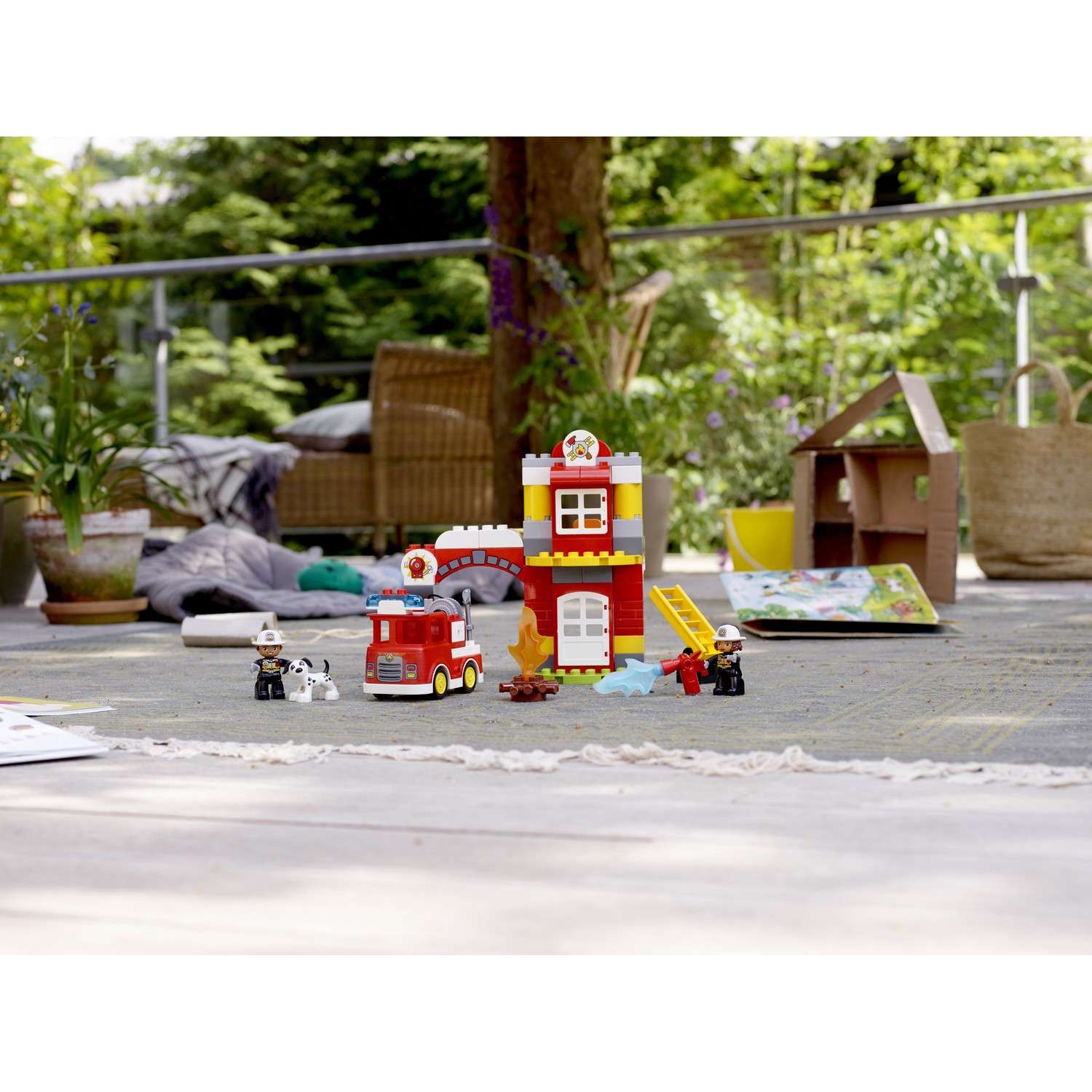 Конструктор LEGO DUPLO Пожарное депо блочный - фото 4