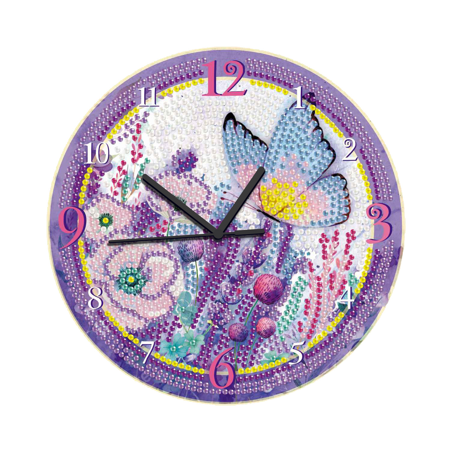 Алмазная мозаика ORIGAMI Часы Бабочки - фото 3