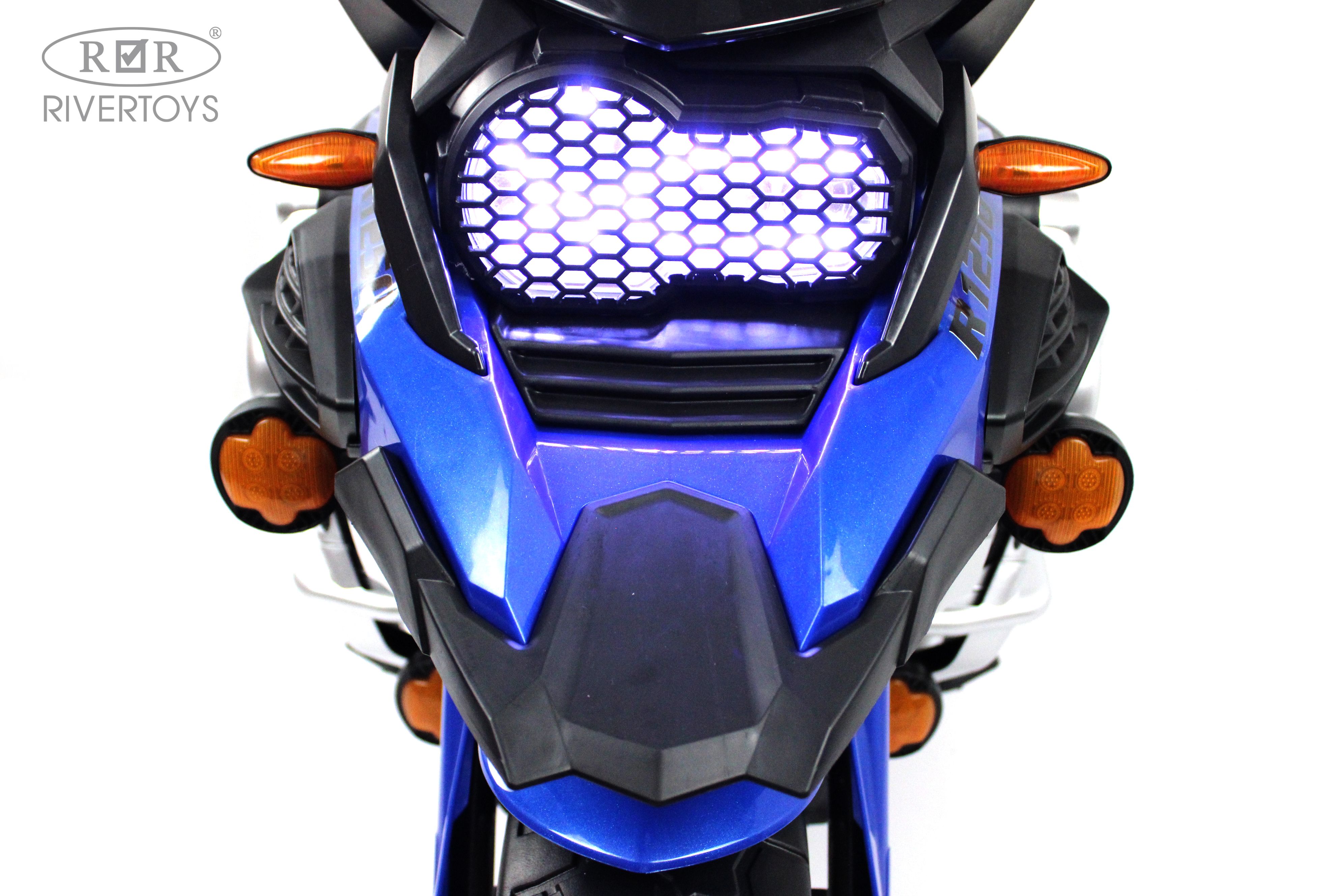 Электромотоцикл RIVERTOYS М111БХ-BLUE - фото 5