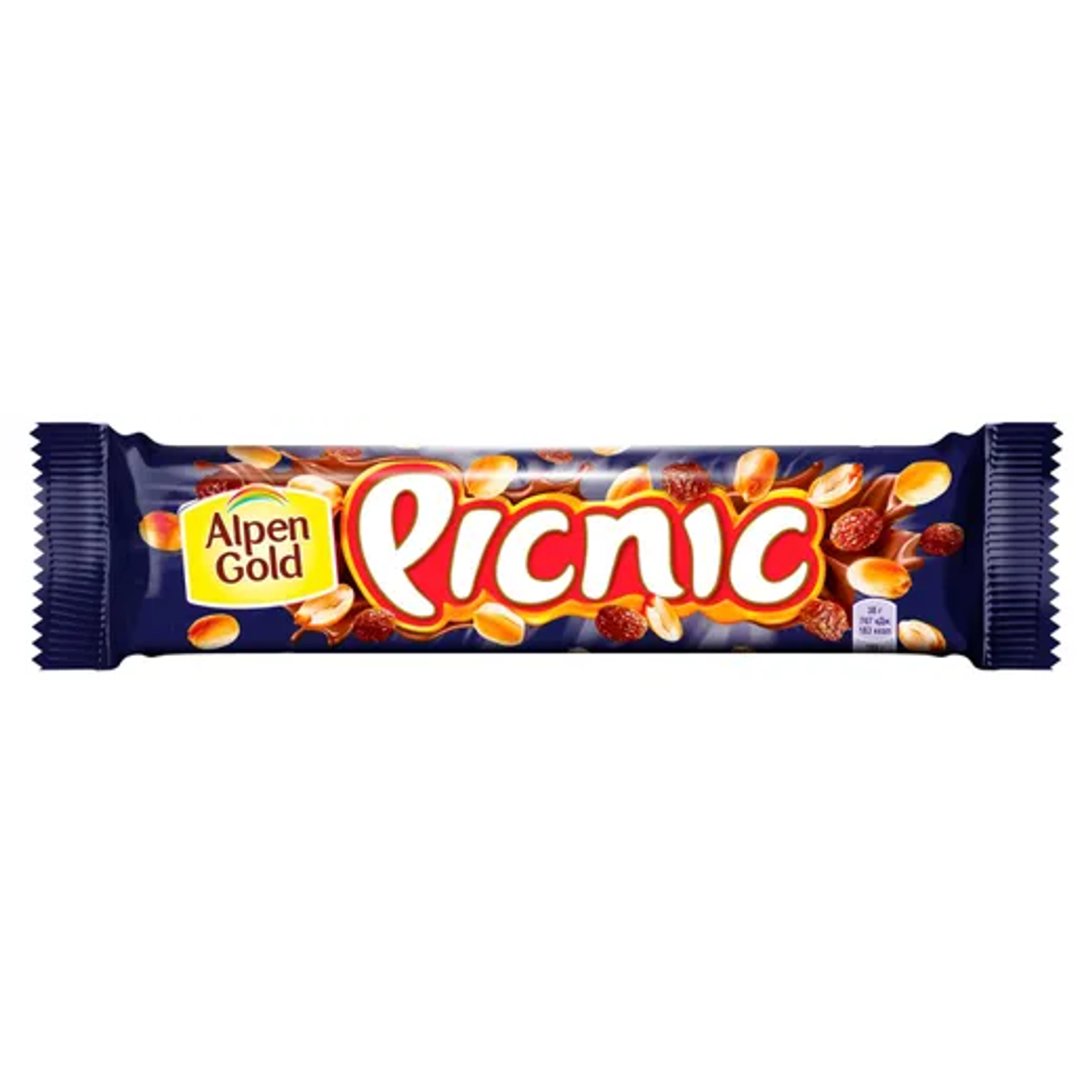 Батончик шоколадный Alpen gold Picnic 38г - фото 1