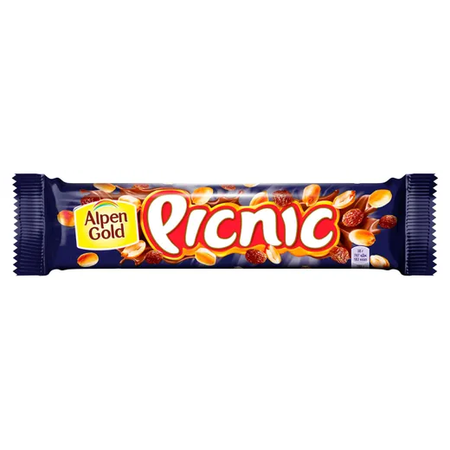 Батончик шоколадный Alpen gold Picnic 38г