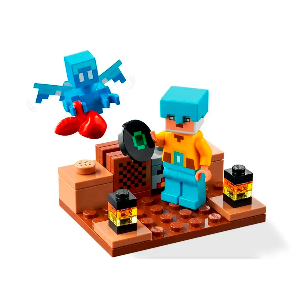 Конструктор LEGO Minecraft Бастион меча блочный - фото 4