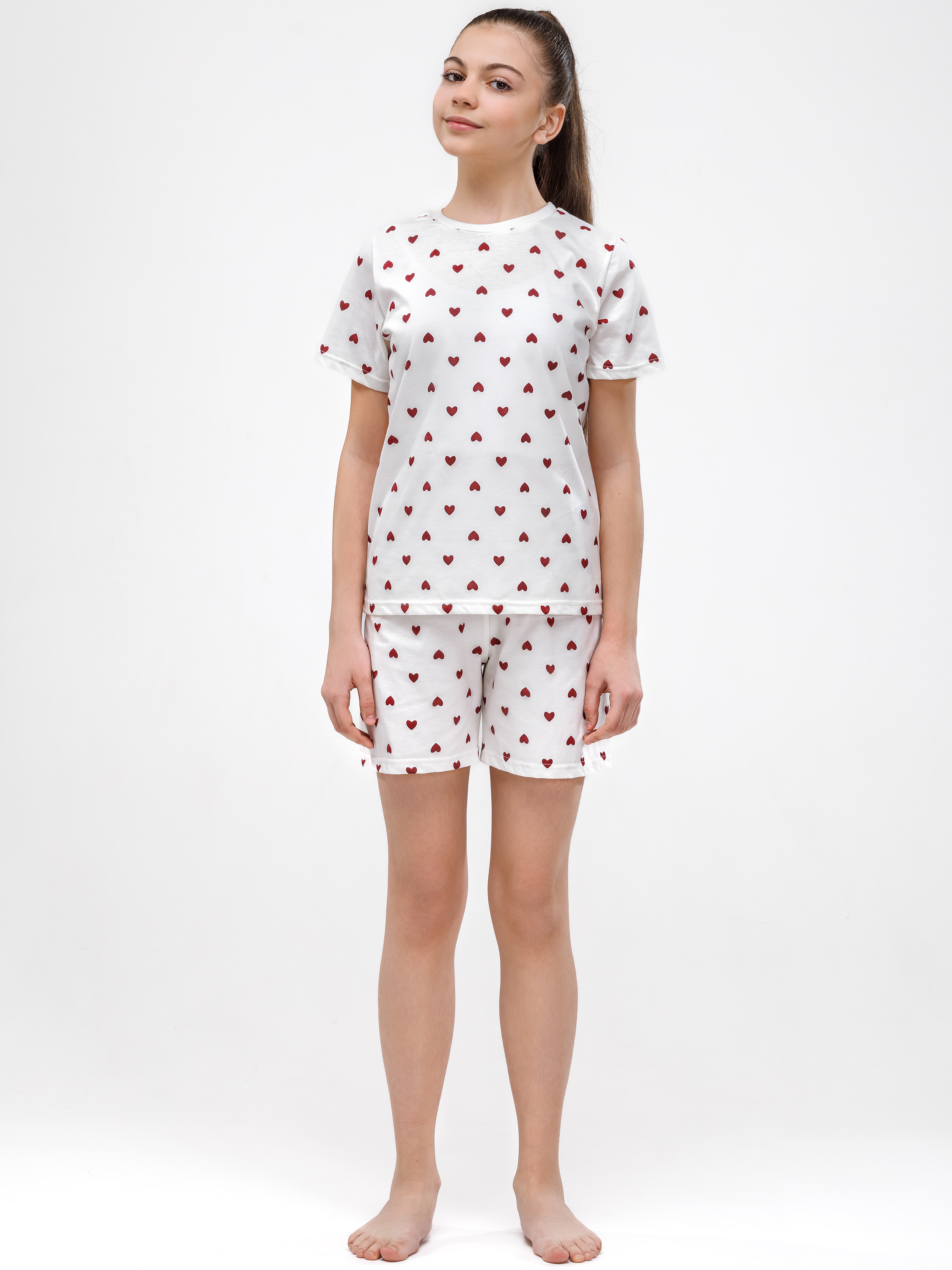 Пижама Babycollection pjm003/sph/k1/016/p2*dмолочный,бордовый - фото 7