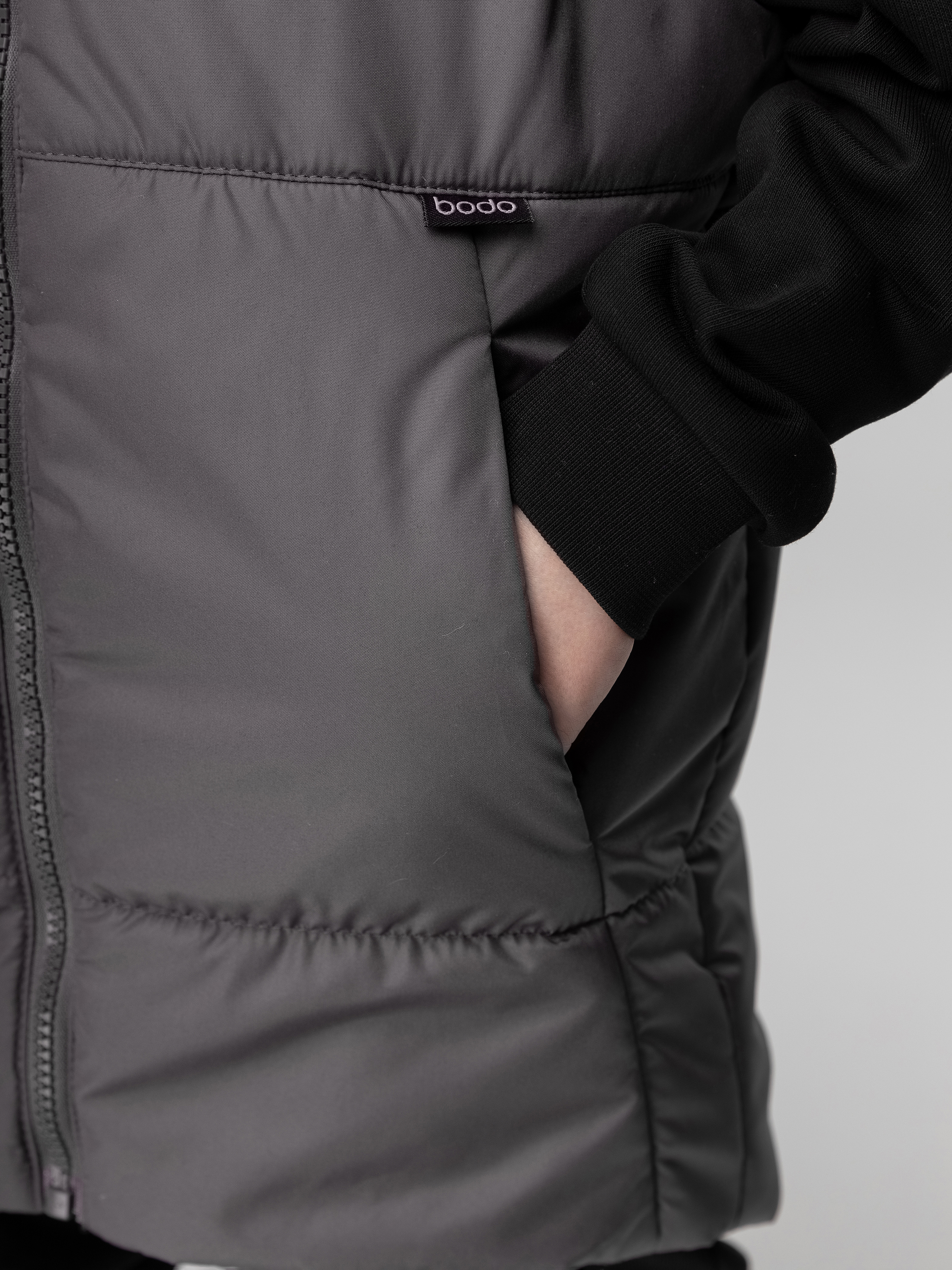 Жилет Bodo 14-68МU_темно-серый - фото 7